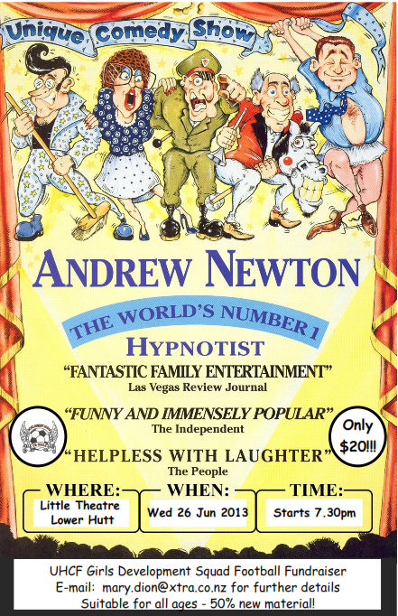 Read more about the article See World Famous Hypnotist with UHCF