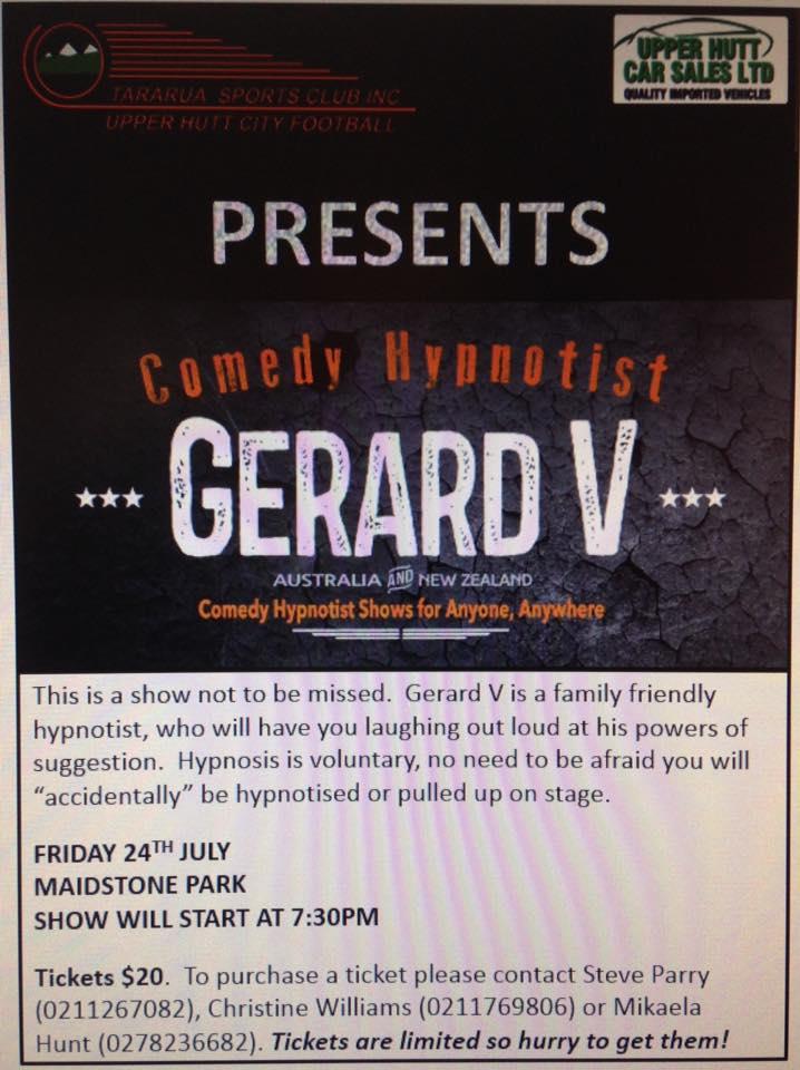 You are currently viewing Gerard V, Comedy Hypnotist