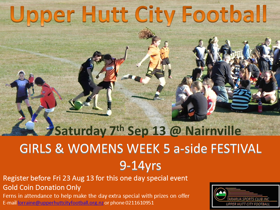 Read more about the article Girls’ Only Festival, Saturday 7 September 2013