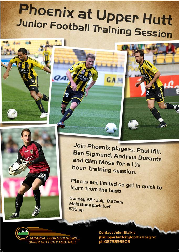 Read more about the article Phoenix at Upper Hutt City Football