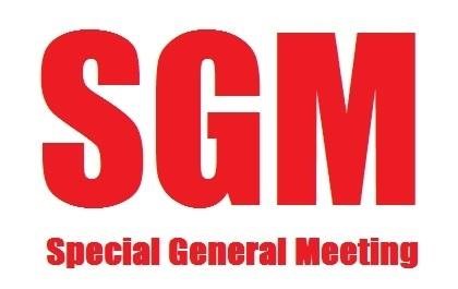 Read more about the article Special General Meeting