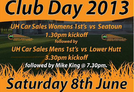 You are currently viewing Club Day – Saturday 8th June 2013