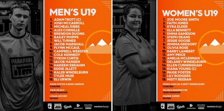 U19s 2020 Napier Men and Women