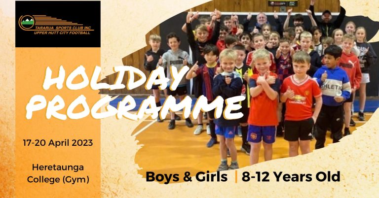 Upper Hutt City Football School Holiday Programme