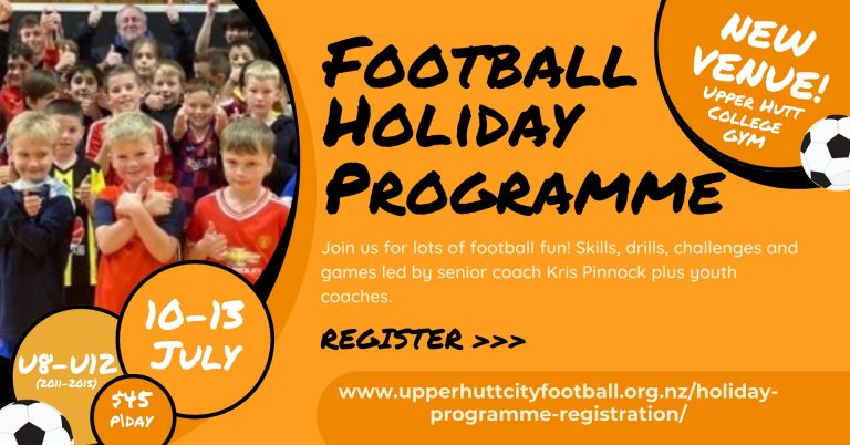 Upper Hutt City Football School Holiday Programme