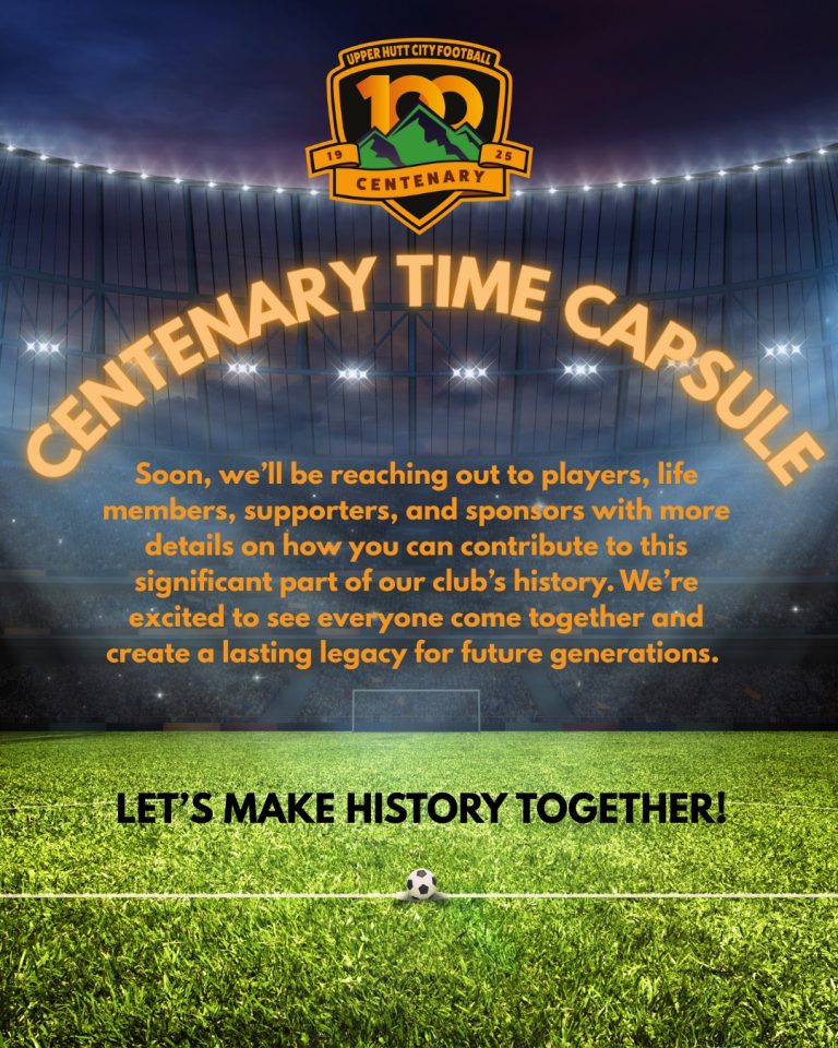 Upper Hutt City Football Centenary Time Capsule