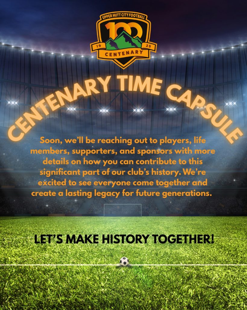 Upper Hutt City Football Centenary Time Capsule
